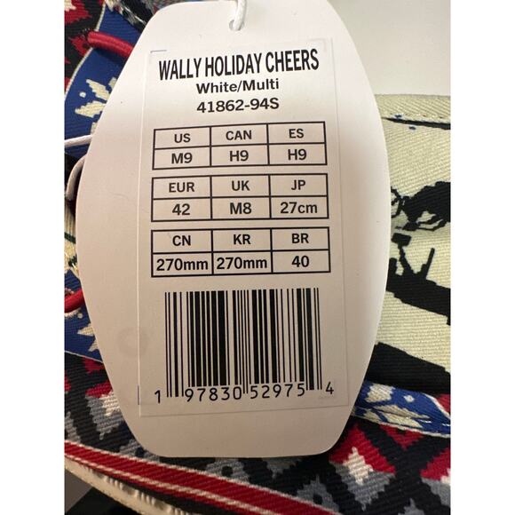 Hey dude Wally Holiday Cheers Shoes Mens Size 9 New with tag - Picture 5 of 8